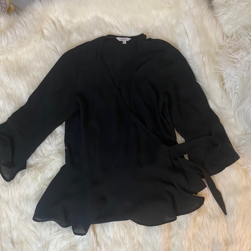 Cross over blouse
